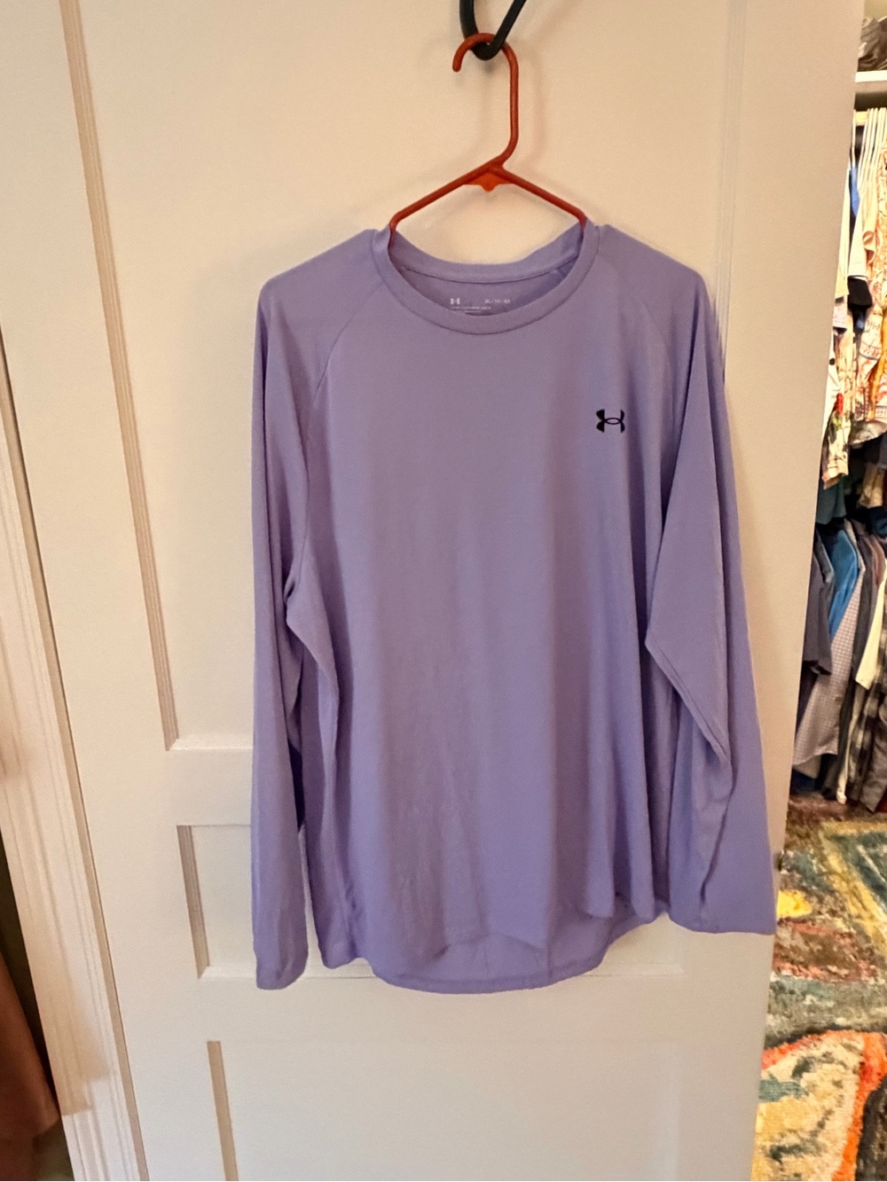 Under Armour Men's Long-Sleeve Performance Top - Lavender